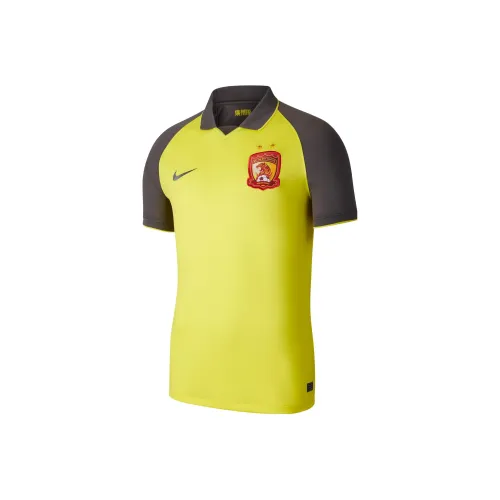 Nike Opit Желтый/Грозовой Серый/Грозовой Серый Мужские Футбольные Джерси