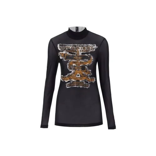 Y/Project Черные Женские Футболки