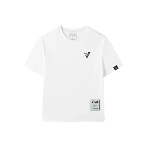 FILA MIHARA YASUHIRO Коллаборация Коллекция Рубашка Женская Стандартная Белая