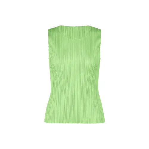 PLEATS PLEASE ISSEY MIYAKE FW224 Майка Женская Светло-Зеленая