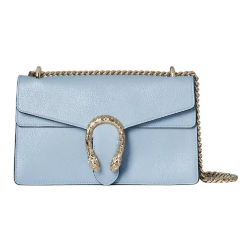 GUCCI Dionysus Кожа Сумка через плечо Средняя Женская Светло-синяя