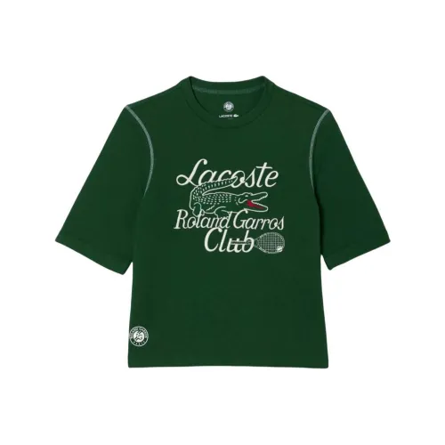 LACOSTE Зеленые Женские Футболки