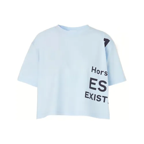 Burberry CROP TOP Женский Светло-Синий