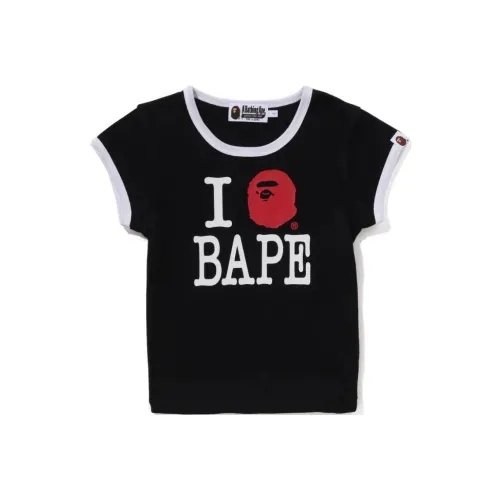 BAPE BLACK Женские футболки