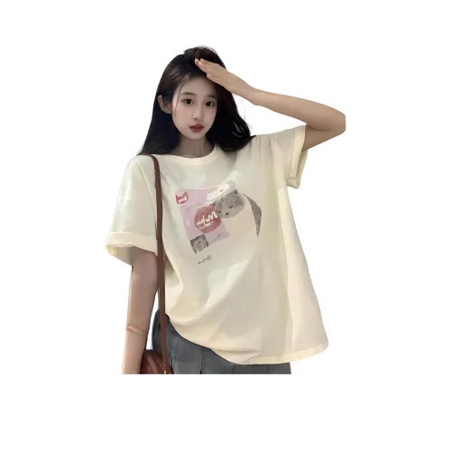 PASSCODIO T-рубашка Женская Теплая Желтая