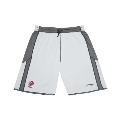 LINING YUNDONGLANQIUXILIE Белый Мужские спортивные шорты