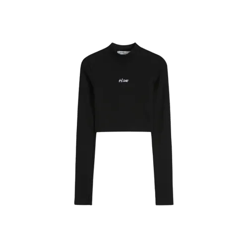 ETSE Черные Женские T-рубашки