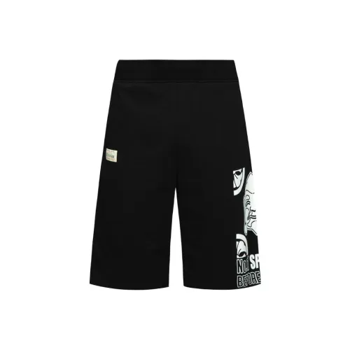 EVISU Черные Мужские Спортивные Шорты