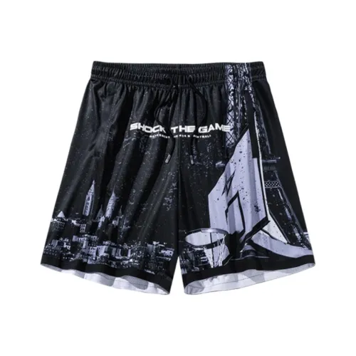 ANTA Basketball Collection Повседневные шорты Мужские Основной черный