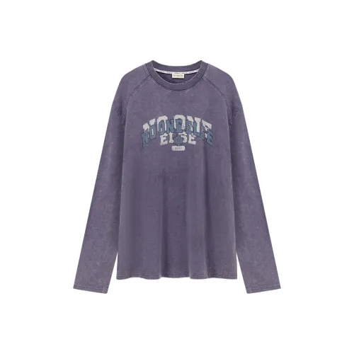 NO ONE ELSE Т-рубашка с оборванным рукавом унисекс темно-фиолетовый