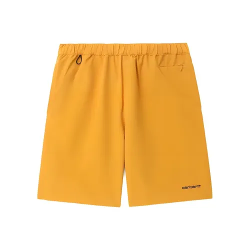 Carhartt WIP SS24 Повседневные шорты Унисекс Оранжевый Желтый