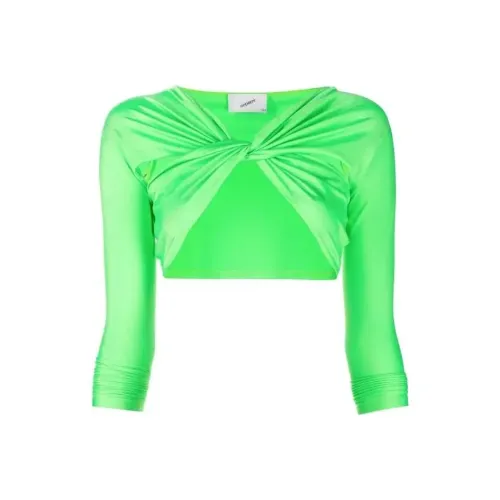 Coperni Неоновый зеленый Женские футболки