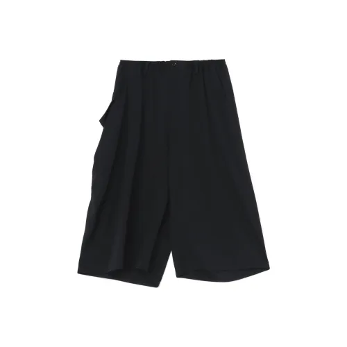 Yohji Yamamoto Черные Унисекс Повседневные Шорты
