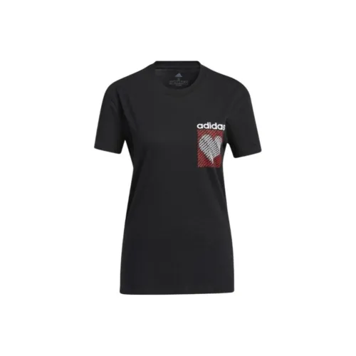 adidas clothing Черные Женские Футболки