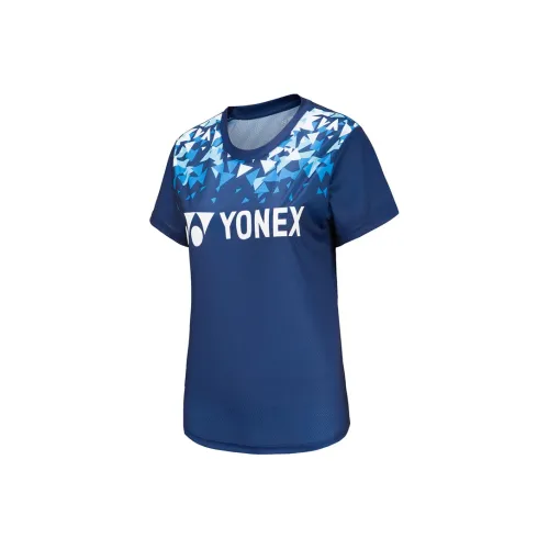 YONEX T Рубашка Женская Темно-Синяя