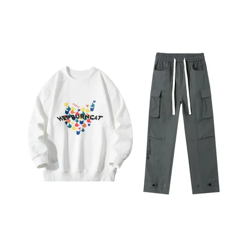 Hepburn Cat Унисекс Свитшоты Наборы