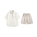 Set (Milkshake White Top + Apricot White Pants)  
Комплект (Milkshake Белый Топ + Абрикос Белые Штаны)