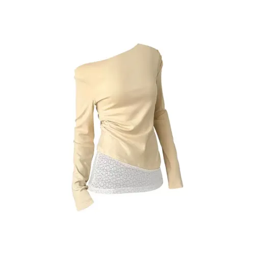 Aghr Желтые Женские T-рубашки