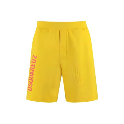 DSQUARED 2 Желтый Мужские спортивные шорты