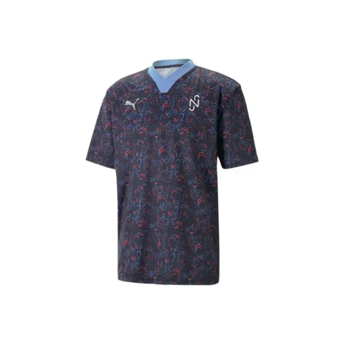 PUMA CORE HERITAGE Черный Синий Мужская Футбольная Джерси