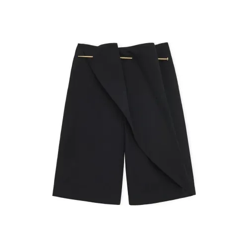 LOEWE SS24 Повседневные шорты Мужские Черные