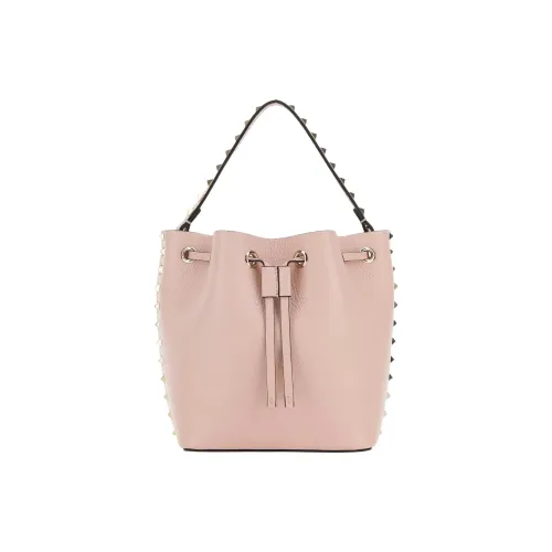 Valentino Rockstud Телячья кожа Сумка Женская Розовая