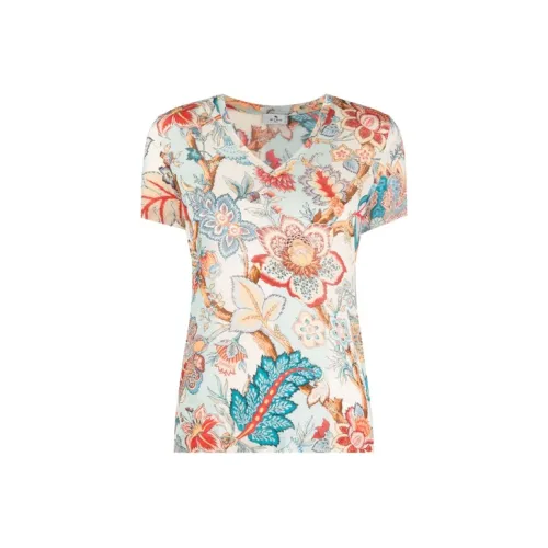 ETRO Экрю Женские Рубашки T