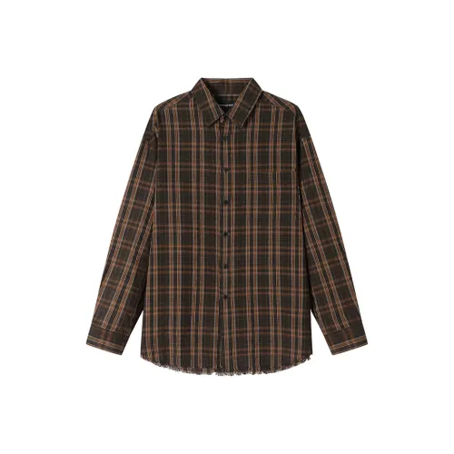 DANGEROUSPEOPLE Рубашка Унисекс Кофе