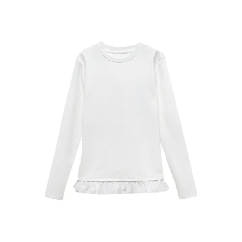 SLEEP AT 11 T Рубашка Женская Белая