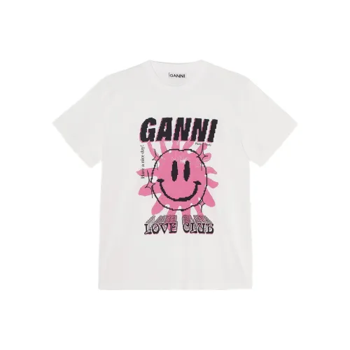 GANNI Белые Женские Футболки