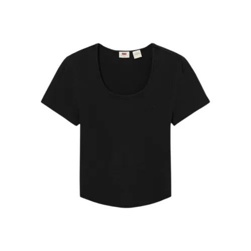 Levis Черные Женские Футболки