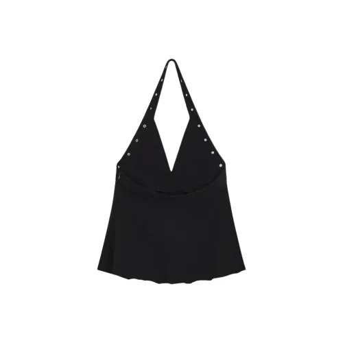 WE11DONE Майка Женская Черная