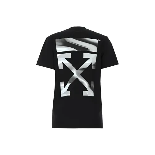 Off Белый SS21 T Рубашка Женские Черный