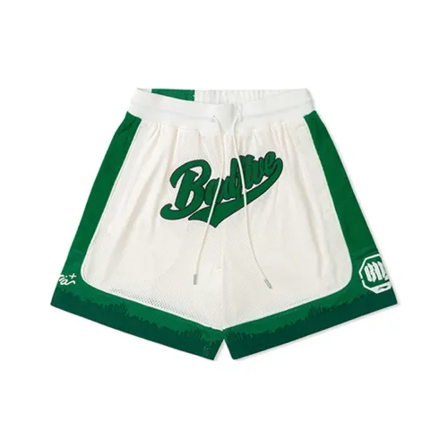 LINING BADFIVE Белые Зеленые Мужские баскетбольные шорты
