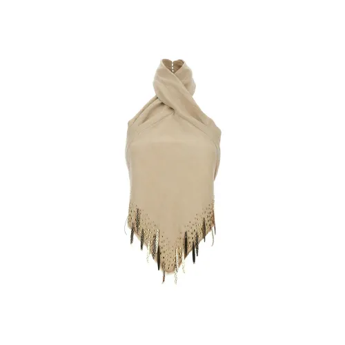 Paco Rabanne Майка Женская Бежевая