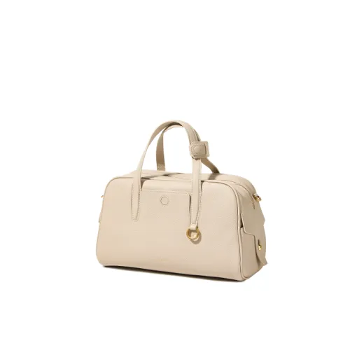 Songmont Корова Кожа Бостон Сумка Сумка через плечо Сумка Маленькая Женская Прозрачный Нефрит Белый