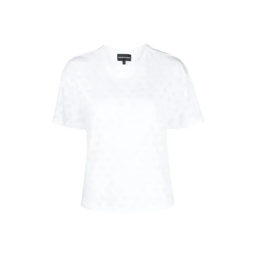 EMPORIO ARMANI Белый Женские Короткие Топы