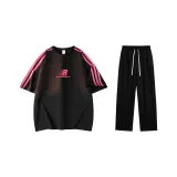 Чёрный (Розовый с полосками)