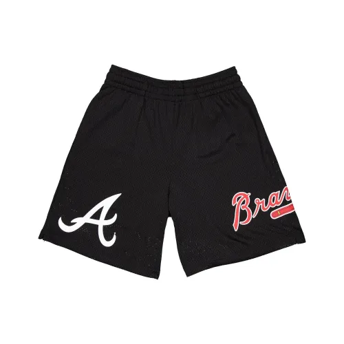 New Era Atlanta Braves Повседневные шорты Унисекс Черный