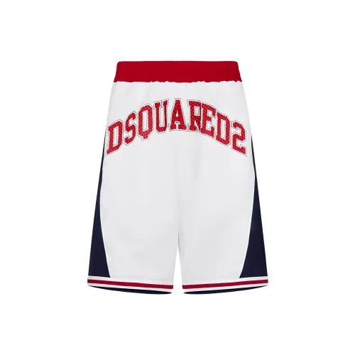 DSQUARED 2 Белый Мужские спортивные шорты