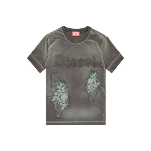 DIESEL FW24 T Рубашка Женская Армейский Зеленый