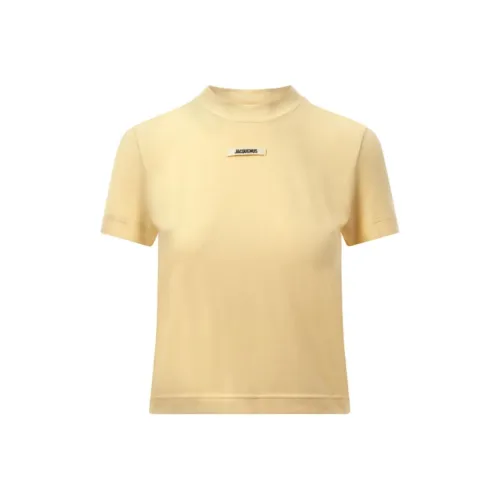 Jacquemus Светло-бежево-желтые Женские Рубашки T