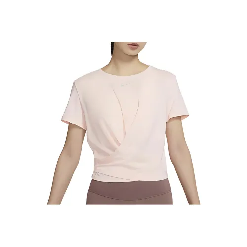 NIKE Розовые Женские Короткие Топы
