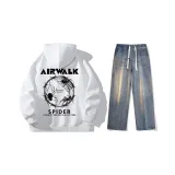 Set (White Top + Nostalgic Blue Jeans)  
Комплект (Белый Топ + Ностальгические Синие Джинсы)