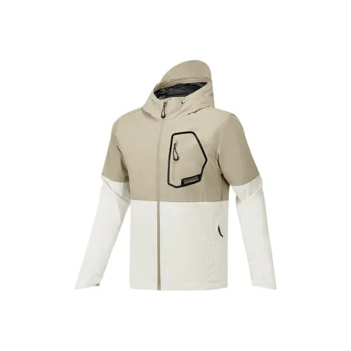 Skechers Куртка Мужская Яичного Белого Цвета