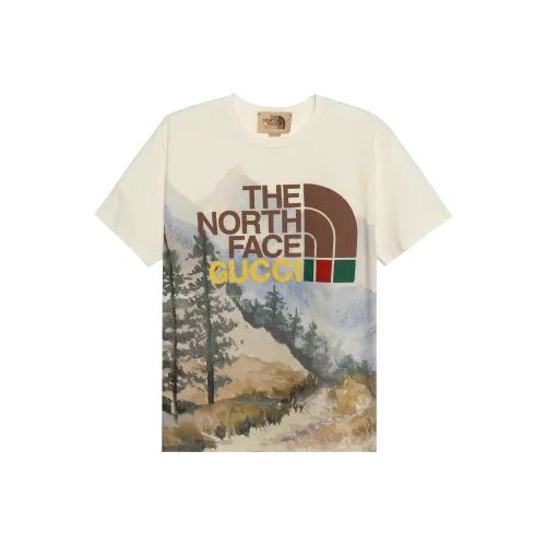 GUCCI x THE NORTH FACE T-Shirt Женская Айвори