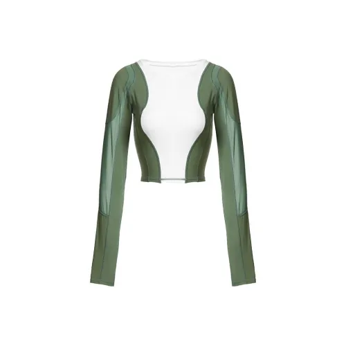 Sumday Athletics T-Shirt Женская Зеленая