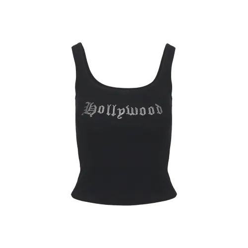 PRINCESS POLLY SO Famous Топ Майка Женская Черная