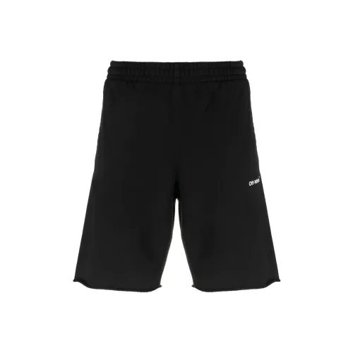 Off Белый FW22 Черный Мужские Спортивные Шорты