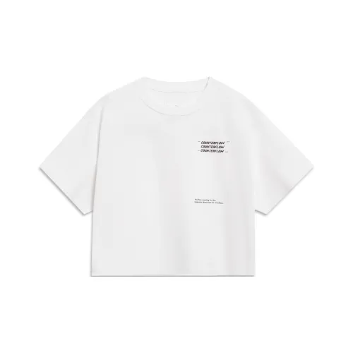 LINING CF Стандартный белый Женские короткие топы